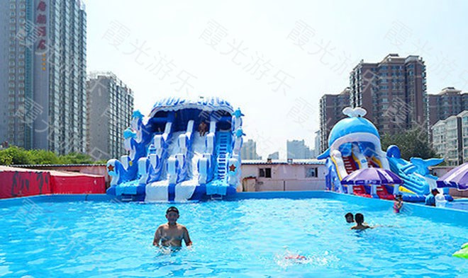 深圳大型充气游泳池
